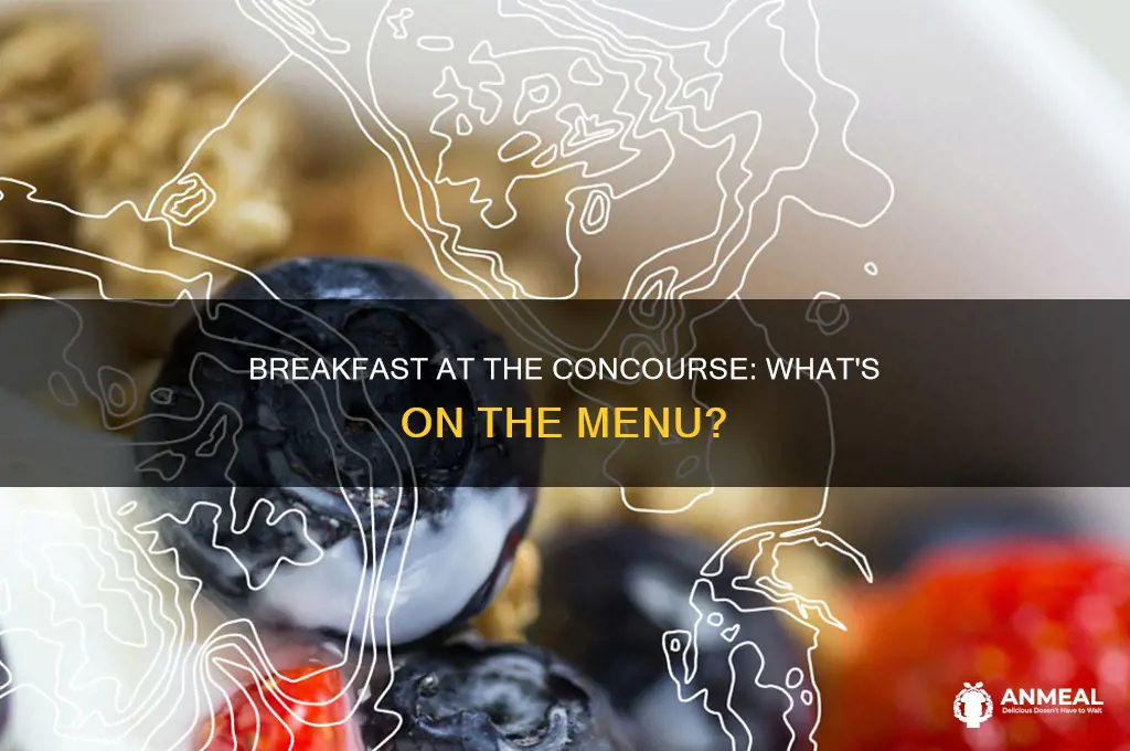 does the concourse in madison have breakfast