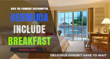 Fairmont Southampton Bermuda: Breakfast Included?