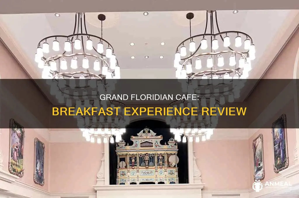 does the grand fliridian cafe set e breakfast