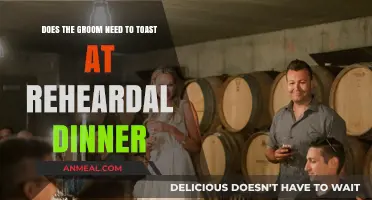 Should the Groom Toast at the Rehearsal Dinner? Etiquette Explained