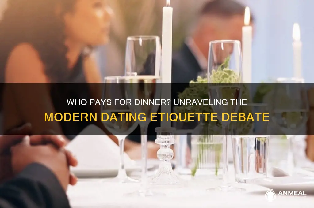 does the man pay for dinner