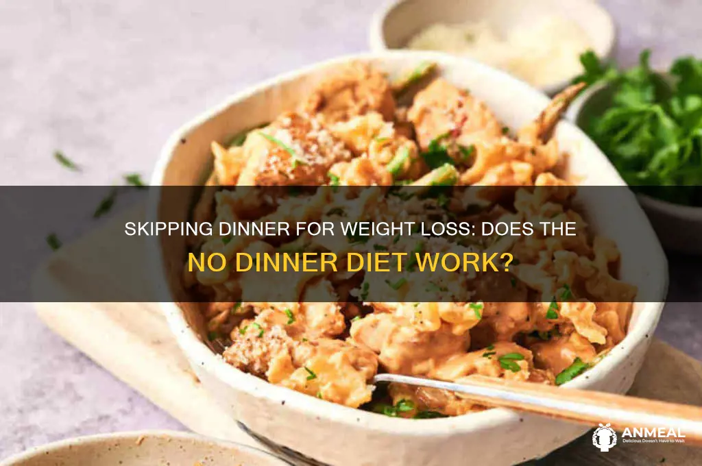 does the no dinner diet work