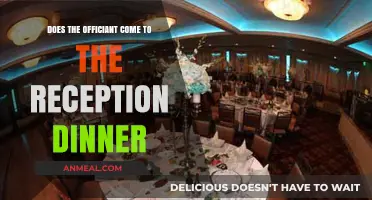Does the Officiant Attend the Reception Dinner? Etiquette Explained