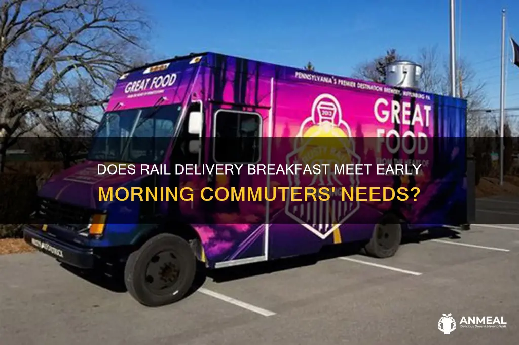 does the rail delivery breakfast