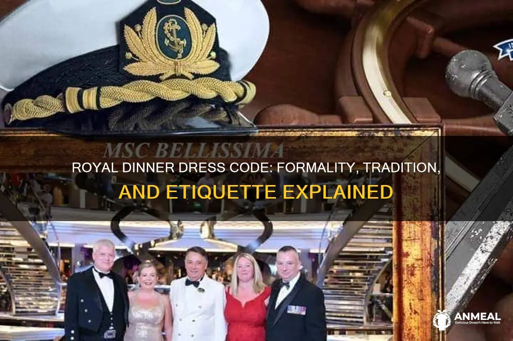 does the royal family dress for dinner