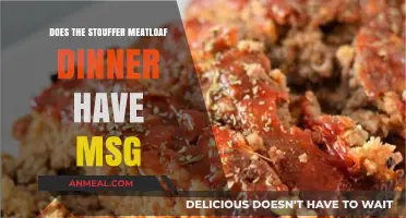 Stouffer's Meatloaf Dinner: MSG Content Explained and Analyzed