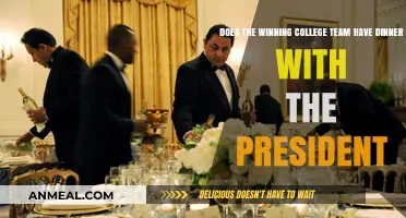 Do Winning College Teams Dine with the President? Exploring the Tradition