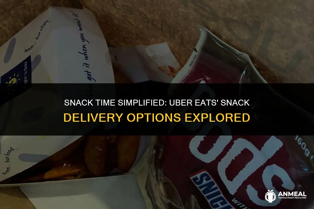does uber eats deliver snacks