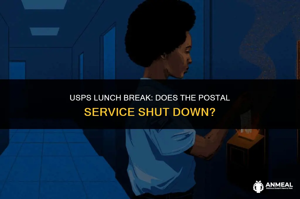 does usps close for lunch