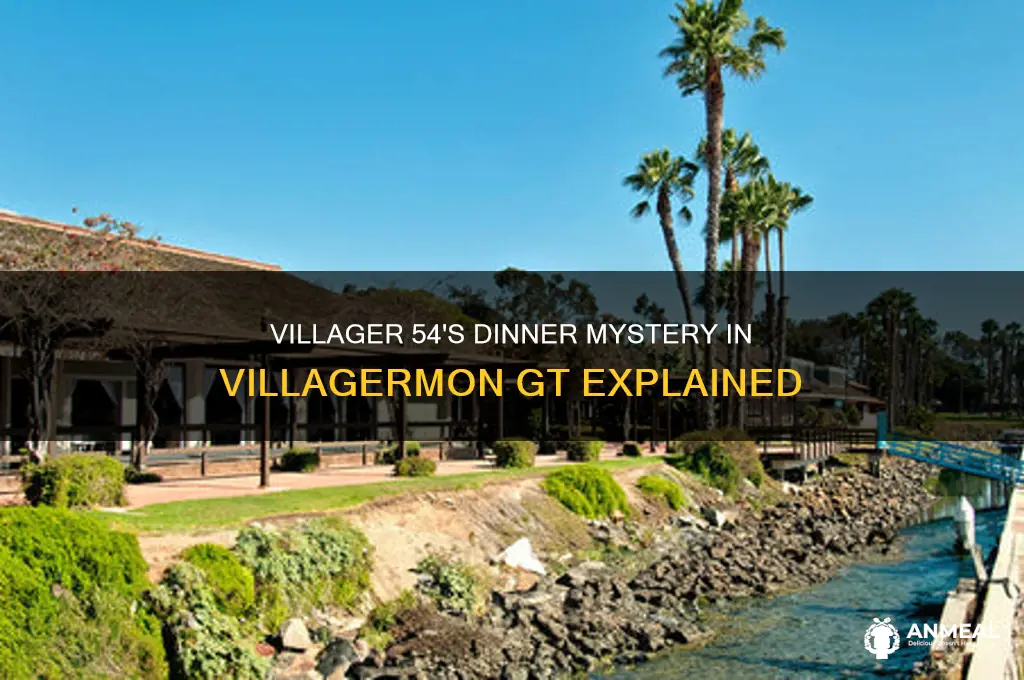 does villager 54 ever come to dinner in villagermon gt
