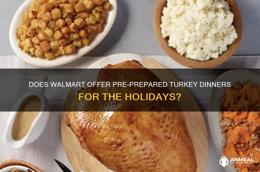 does walamrt do pre papred trucky dinner