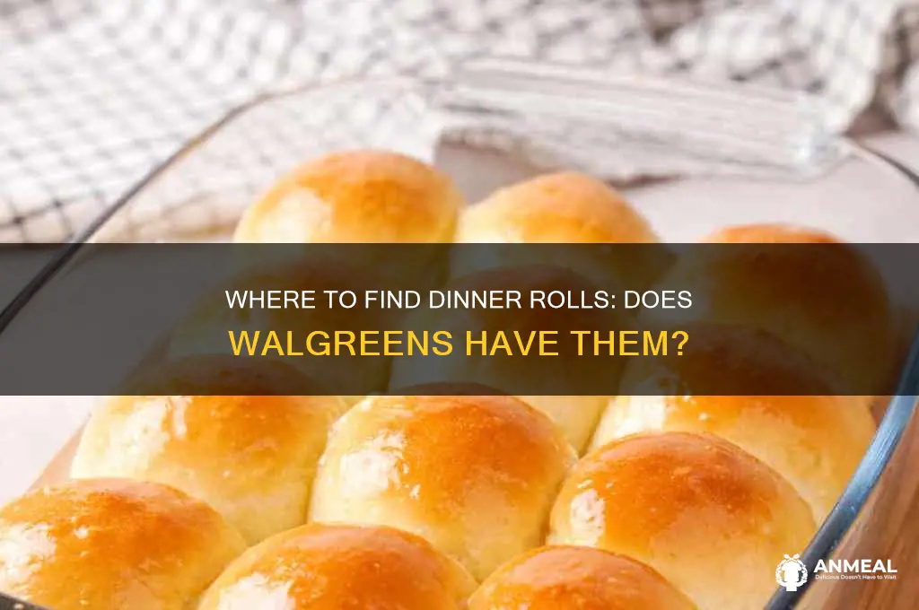 does walgreens sell dinner rolls