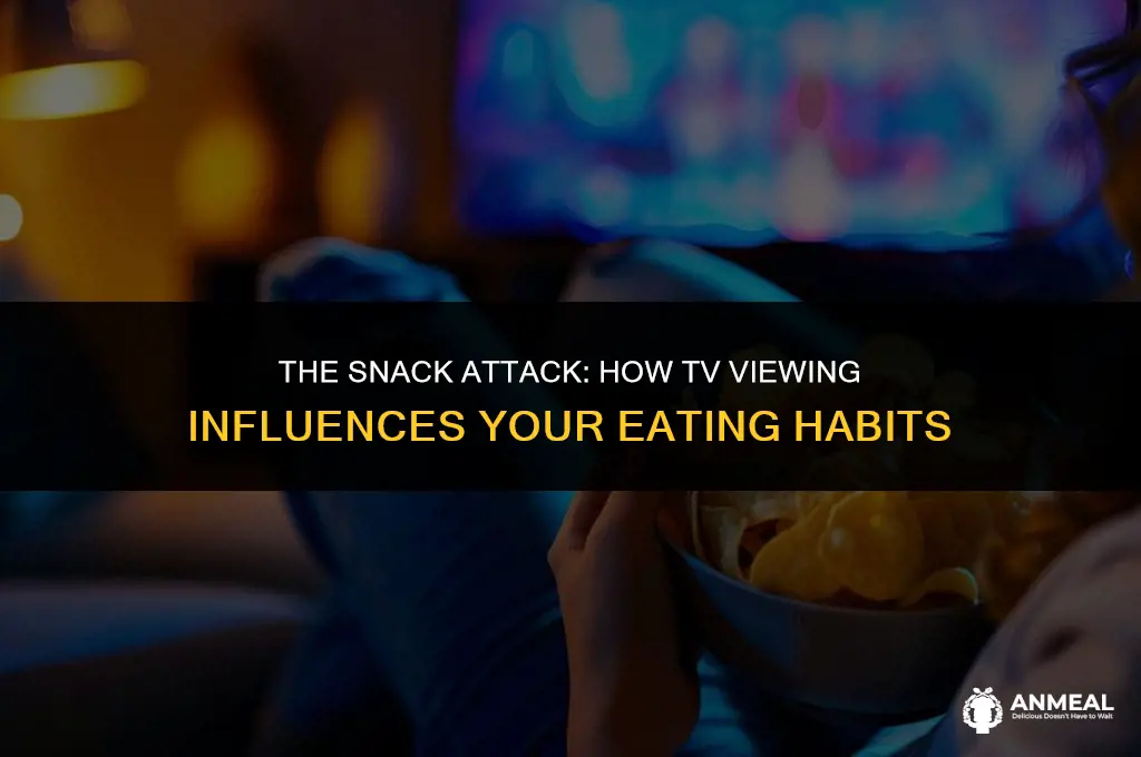 does watching tv make you snack more