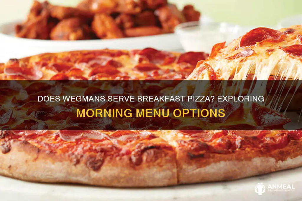 does wegmans do breakfast pizza