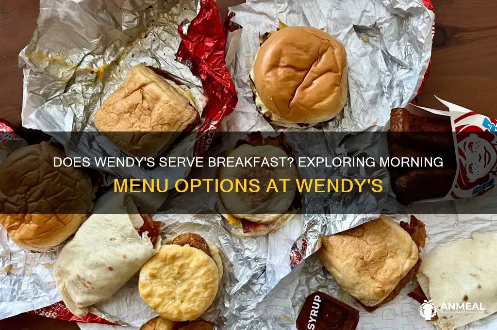 does wendys do breakfast