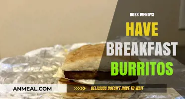 Does Wendy's Serve Breakfast Burritos? A Morning Menu Mystery
