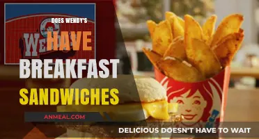 Wendy's Breakfast Sandwiches: What's on the Menu?