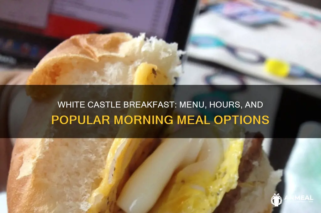 does white castle breakfast