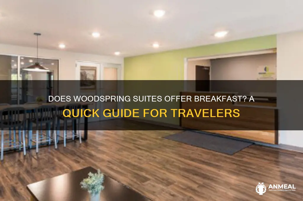 does woodspring suites have breakfast