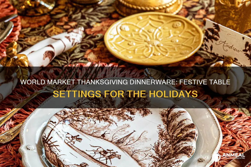 does world market have thansgiving dinner ware
