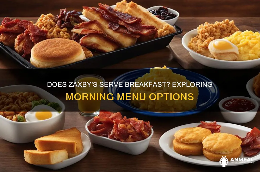 does zaxbys have breakfast