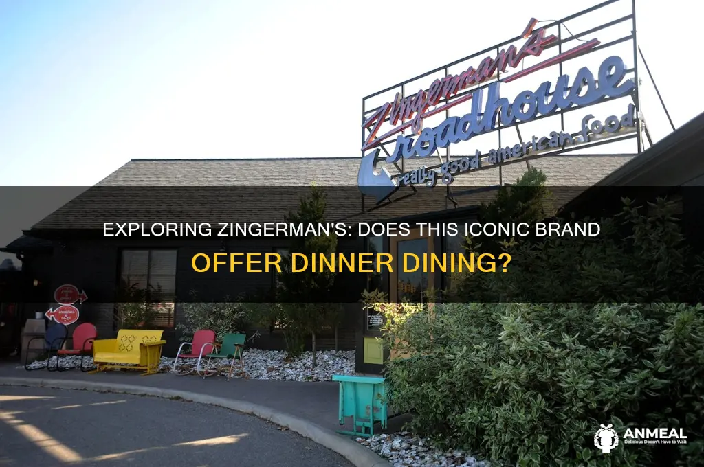 does zingermans have a dinner restaurant