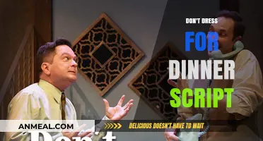 Don't Dress for Dinner Script: A Hilarious Comedy of Errors Unveiled