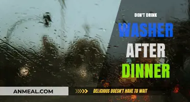Avoid Post-Dinner Mistakes: Why Drinking Washer Fluid is Dangerous