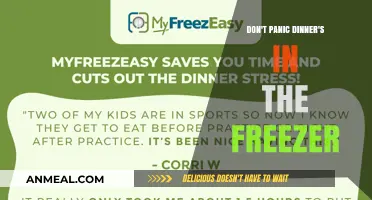 Stress-Free Meals: Don't Panic, Dinner's Ready in the Freezer