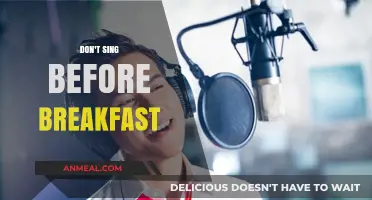 Why Singing on an Empty Stomach Might Not Be a Good Idea
