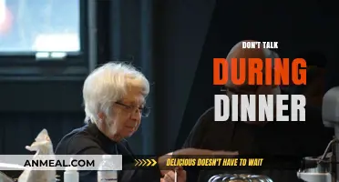 Silent Suppers: Why Dinner Conversations Should Wait for Later