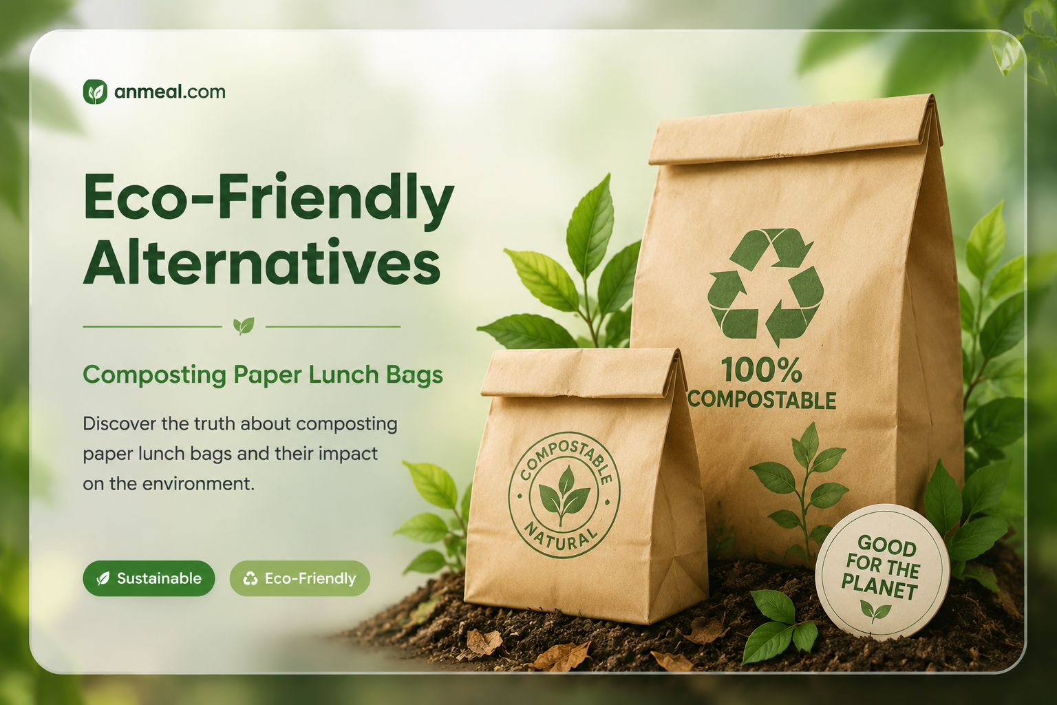 are paper lunch bags compostable