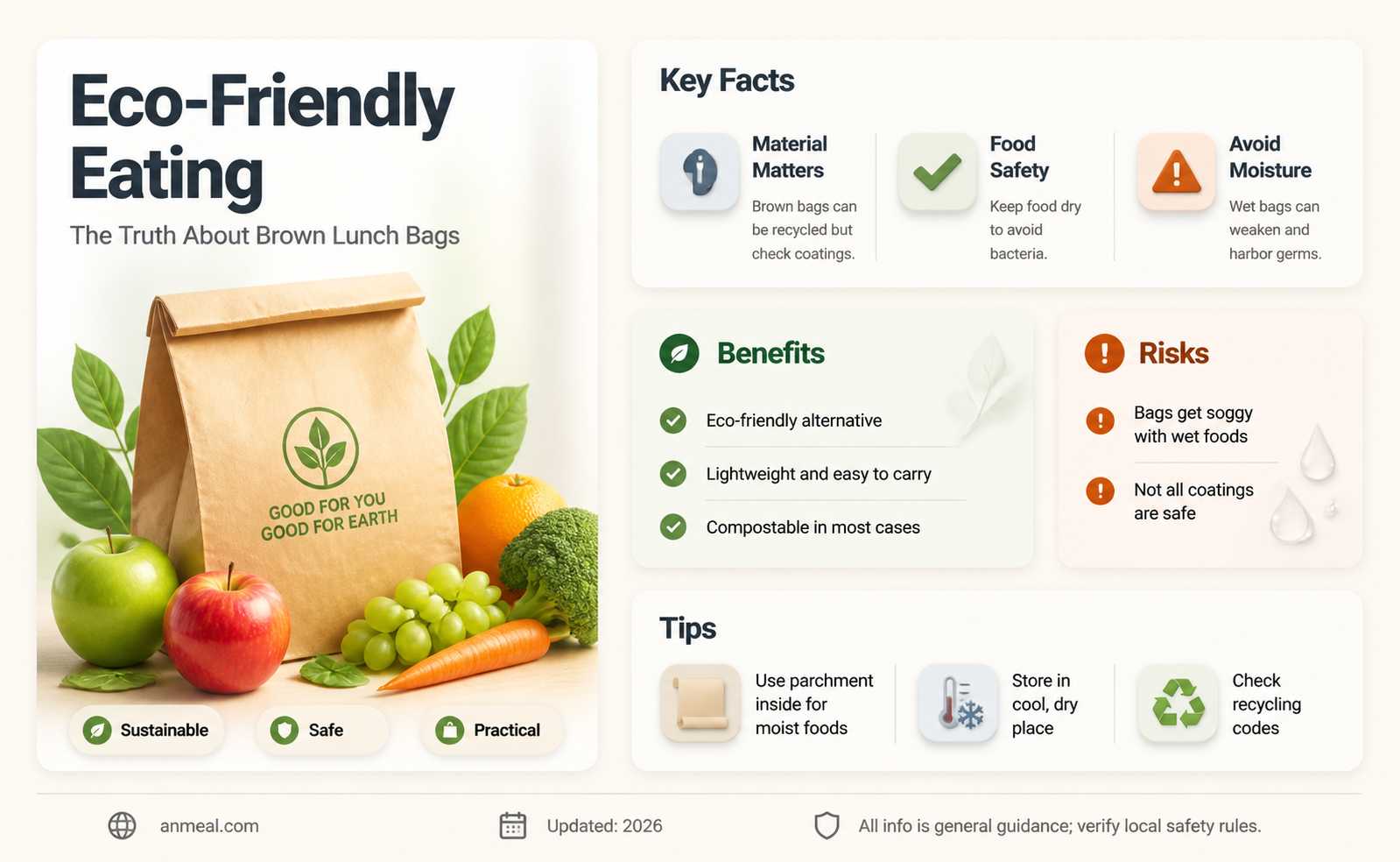 are brown lunch bags food safe
