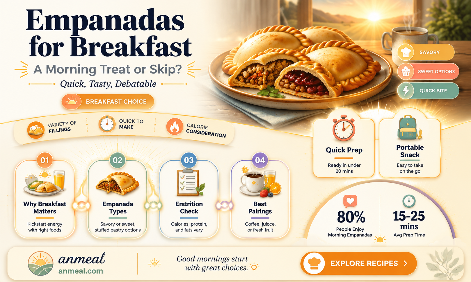 are empanadas a breakfast food