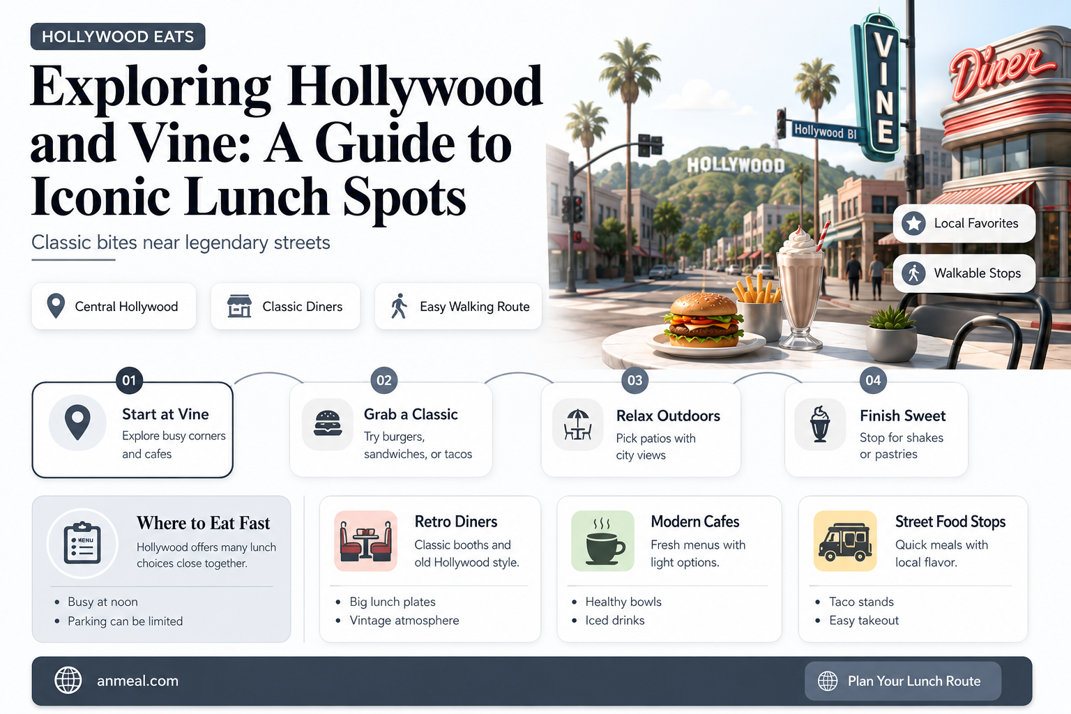 are there characters at hollywood and vine lunch