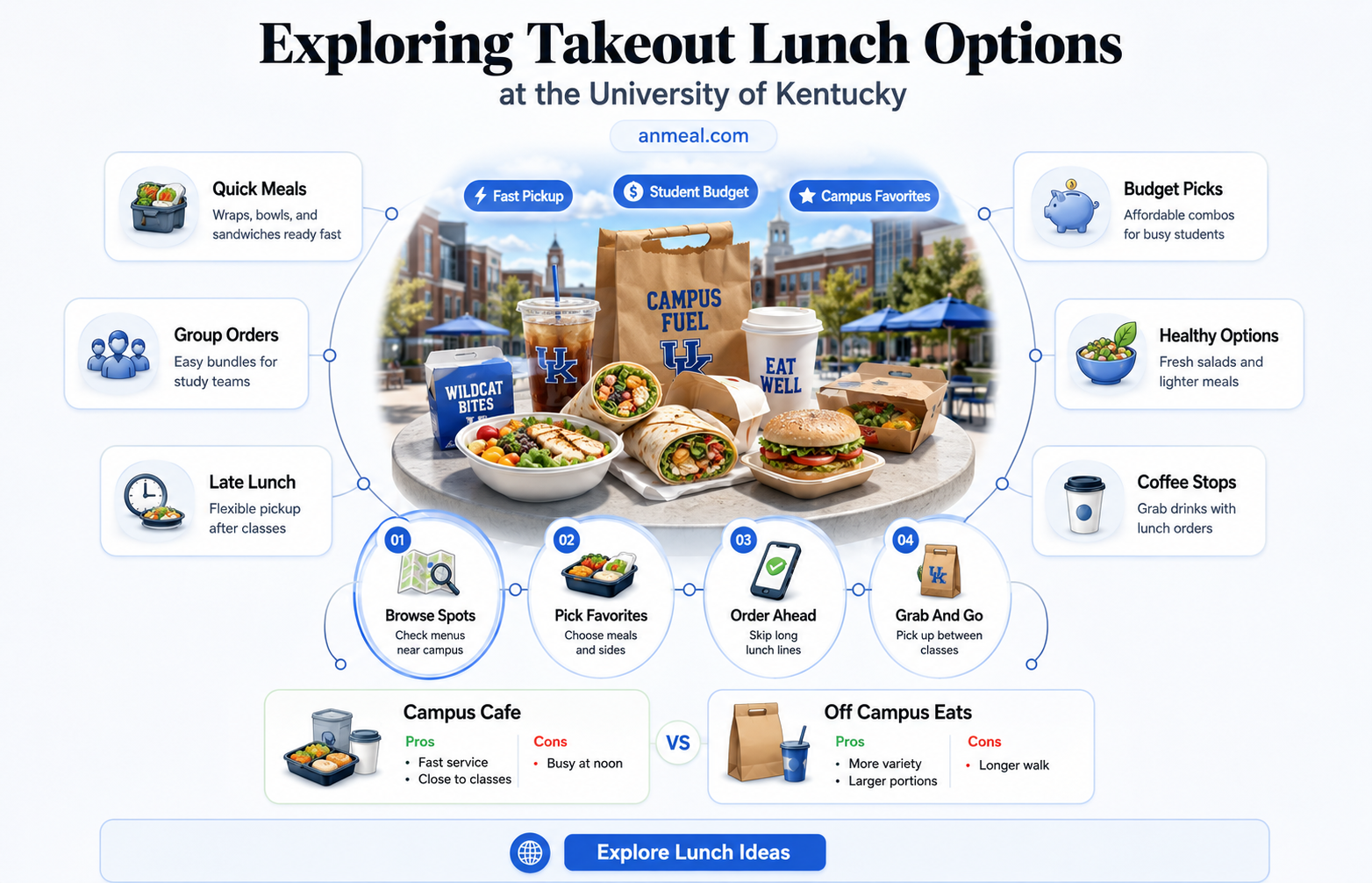 are there take out lunches at university of kentucky