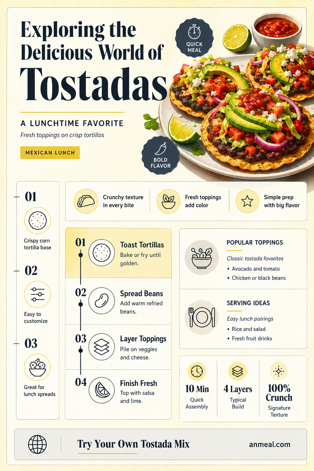 are tostadas lunch