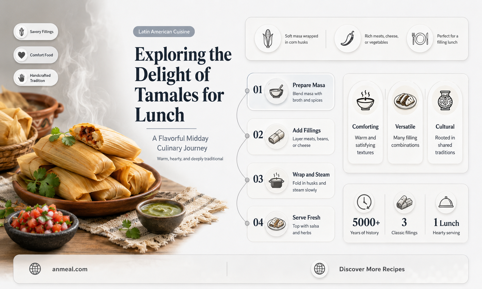 are tamales for lunch