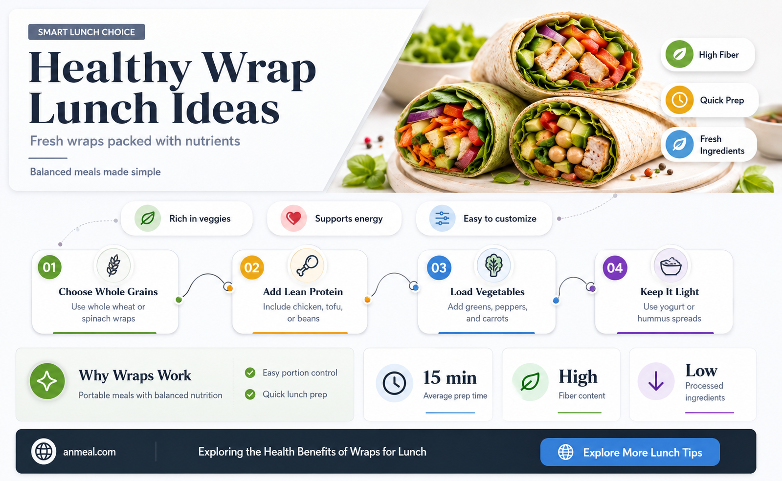 are wraps a healthy lunch