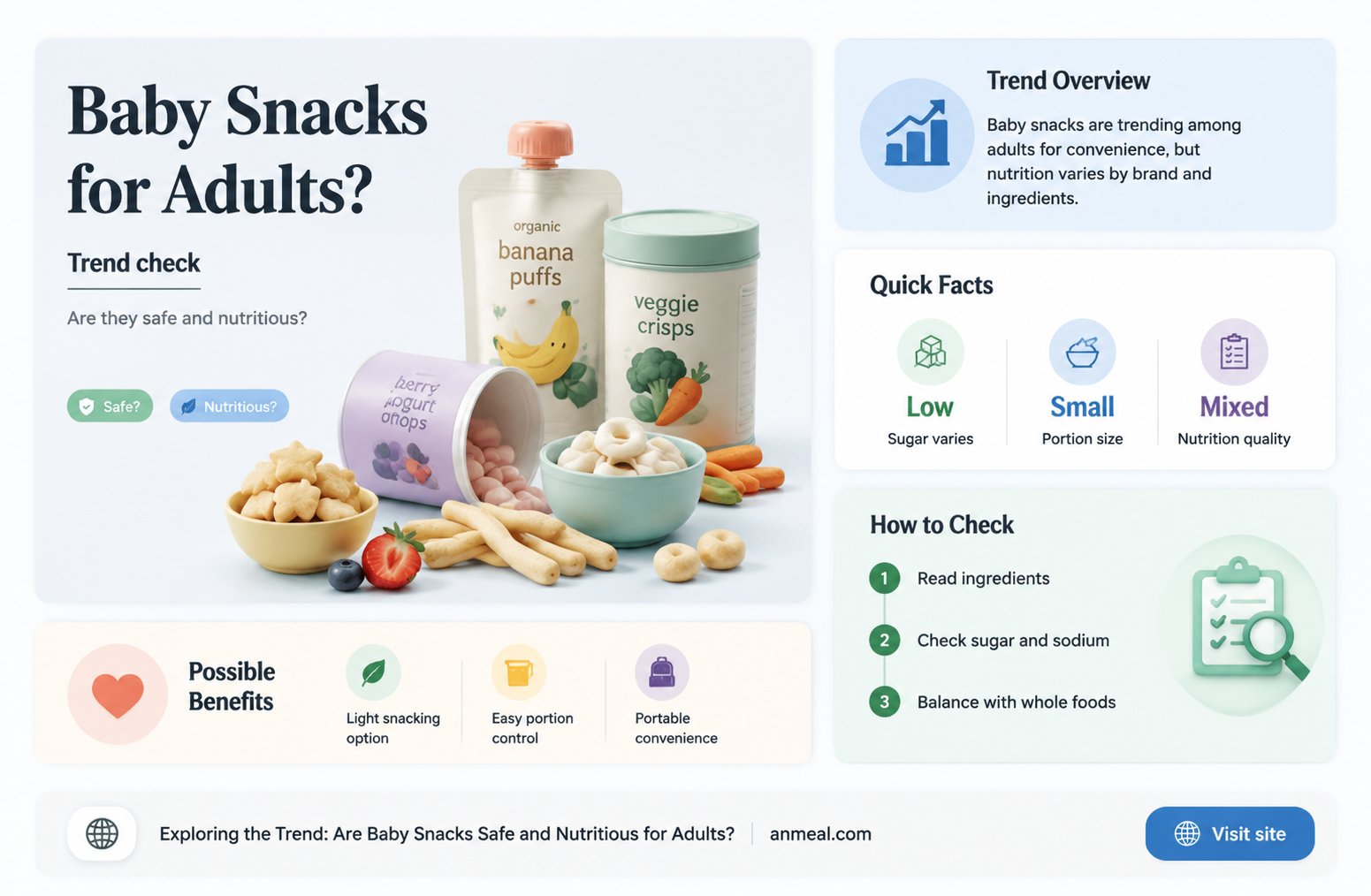 can adults eat baby snacks