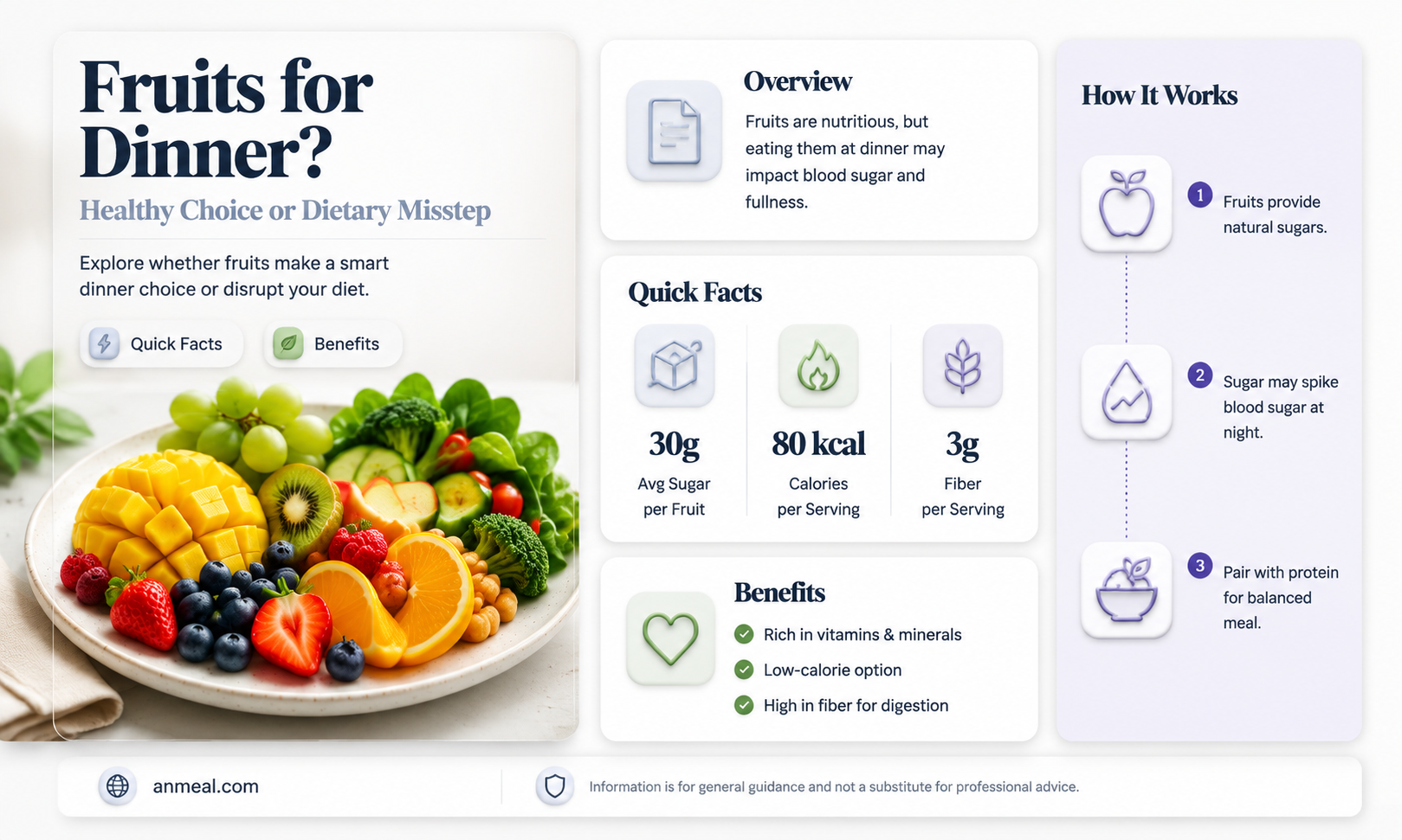 are fruits healthy for dinner
