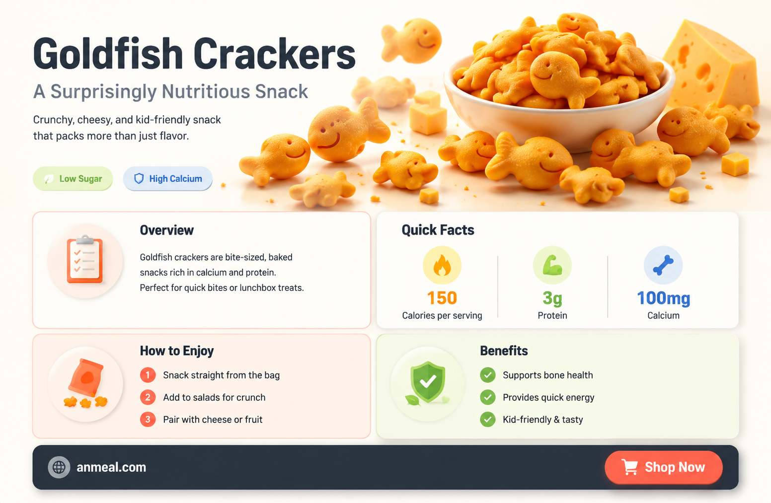 are goldfish crackers a healthy snack