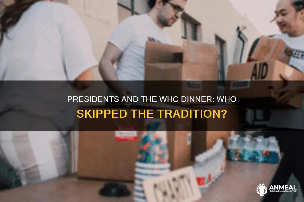 has any president not attended the whc dinner