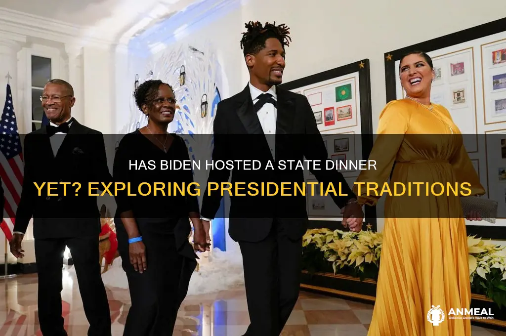 has biden held a state dinner