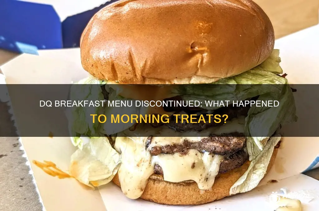 has dq stop selling breakfast
