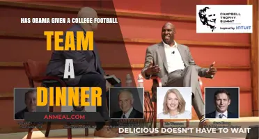 Obama's White House Dinner for College Football Champions: A Tradition