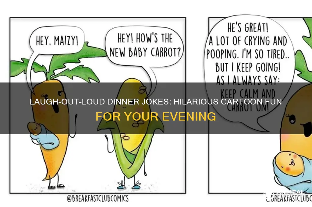 have a great dinner joke cartoon