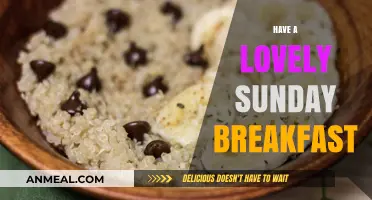 Savor the Weekend: Crafting a Lovely Sunday Breakfast Experience