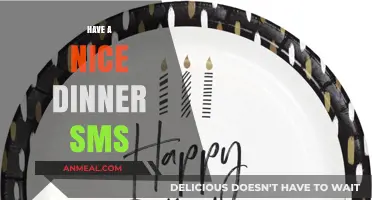 Warm Wishes for a Delightful Dinner: Perfect SMS Greetings to Send