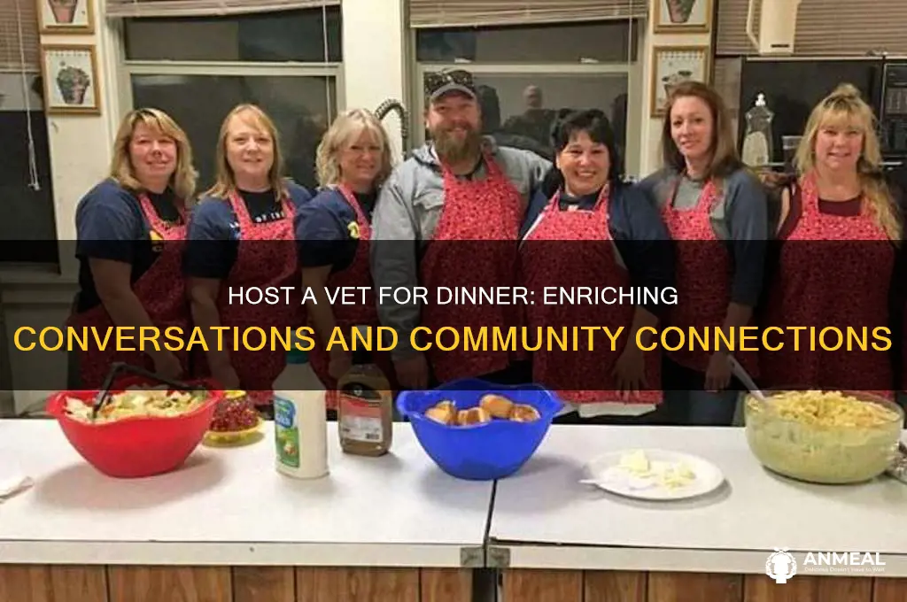have a vet over for dinner